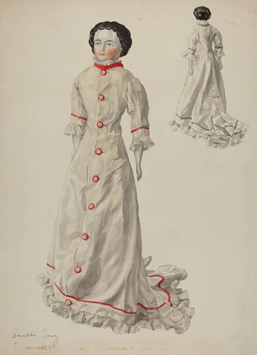 Doll by Stanley Mazur, index of american design, 1937