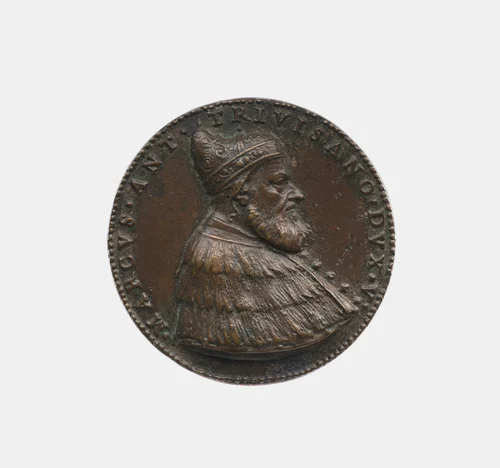 Marcantonio Trevisan, Doge of Venice 1553-54 by Unknown, metalwork, 1554