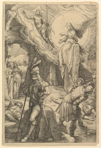 The Resurrection, from "The Passion of Christ" by Hendrick Goltzius, print, 1596