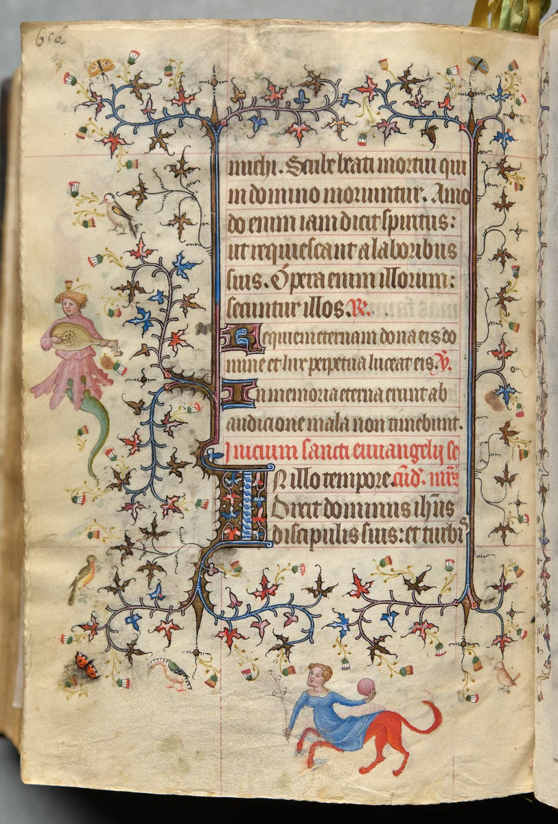 Hours of Charles the Noble, King of Navarre (1361-1425), fol. 322v, Text by Master of the Brussels Initials and Associates, book, 1400-1410