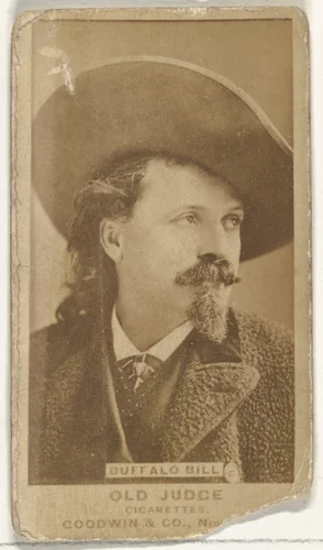 Buffalo Bill, from the Celebrities and Prizefighters series (N174) for Old Judge Cigarettes by Goodwin & Company, photograph, 1887-1888