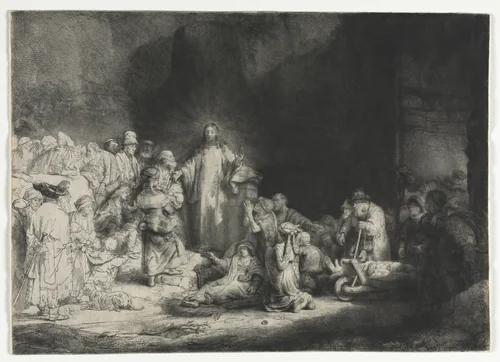 The Hundred Guilder Print by Rembrandt van Rijn, print, 1644-1654