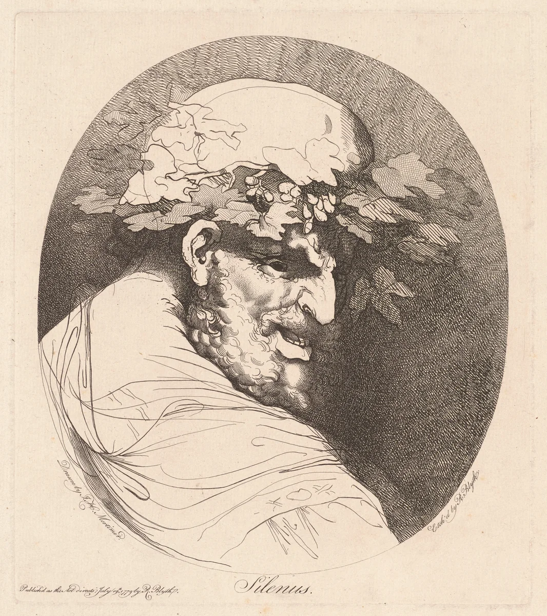 Silenus by Robert Blyth
John Hamilton Mortimer, print, 1779