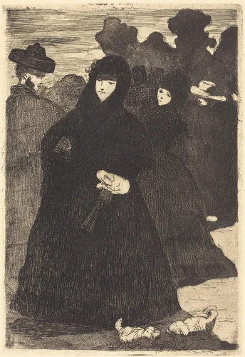 At the Prado (Au Prado) by Edouard Manet, print, 1865-1868