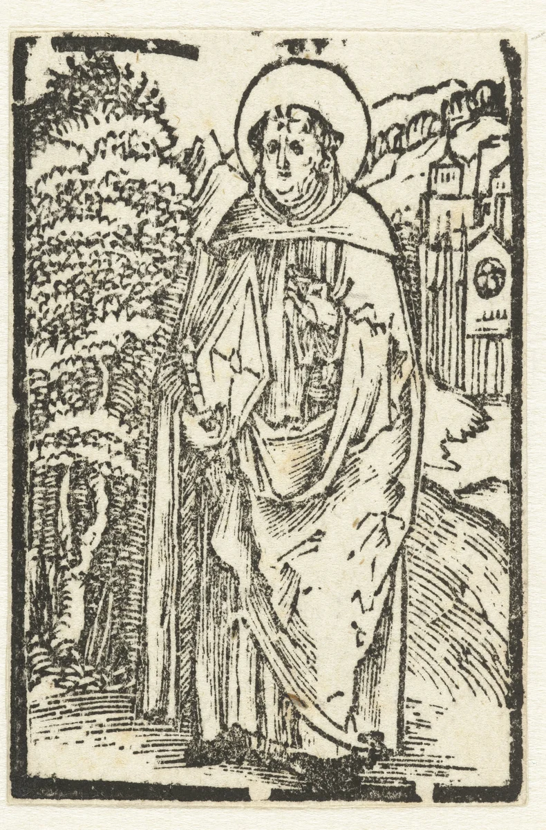 Heilige Dominicus by Unknown, print, 1503