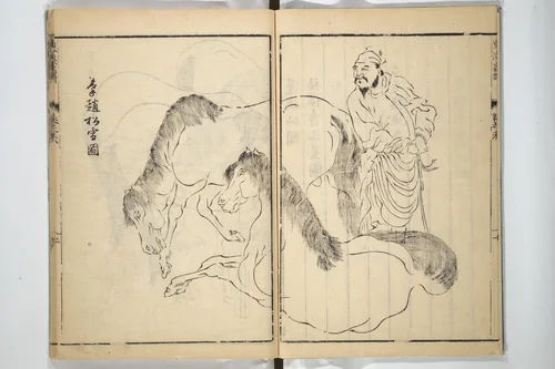 Tōkei Picture Album (Tōkei gafu, fusatsu), Supplementary Series 東渓画譜 附冊 by Ogura Tōkei (小倉東渓), book, 1809