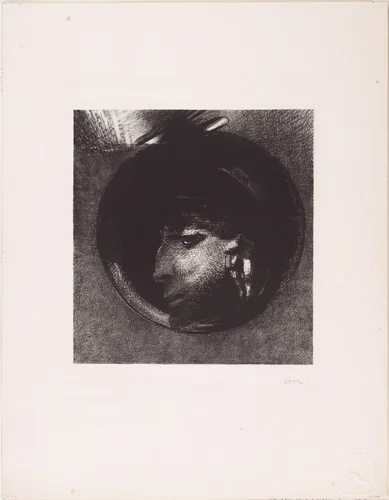 Auricular Cell (La Cellule auriculaire) from the portfolio The Original Print ( L'Estampe originale), no. II by various artists by Odilon Redon, print, 1893