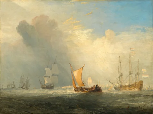 Rotterdam Ferry-Boat by Joseph Turner, painting, 1833