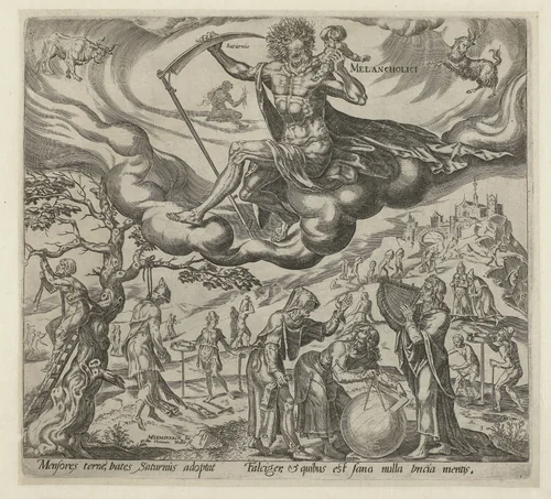 Melancholisch temperament by Unknown, print, 1566