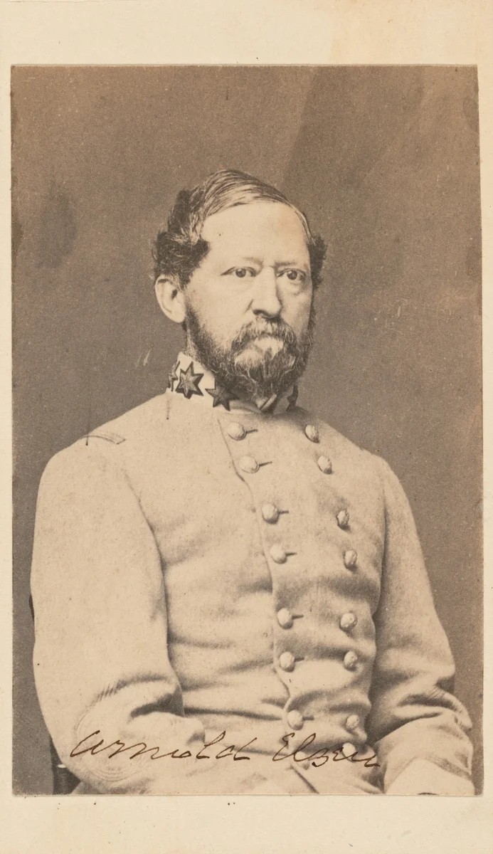 General Arnold Elzey by American 19th Century, photograph, 1861