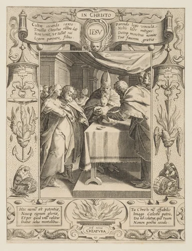 Circumcision by Aegidius Sadeler II, print, 1590
