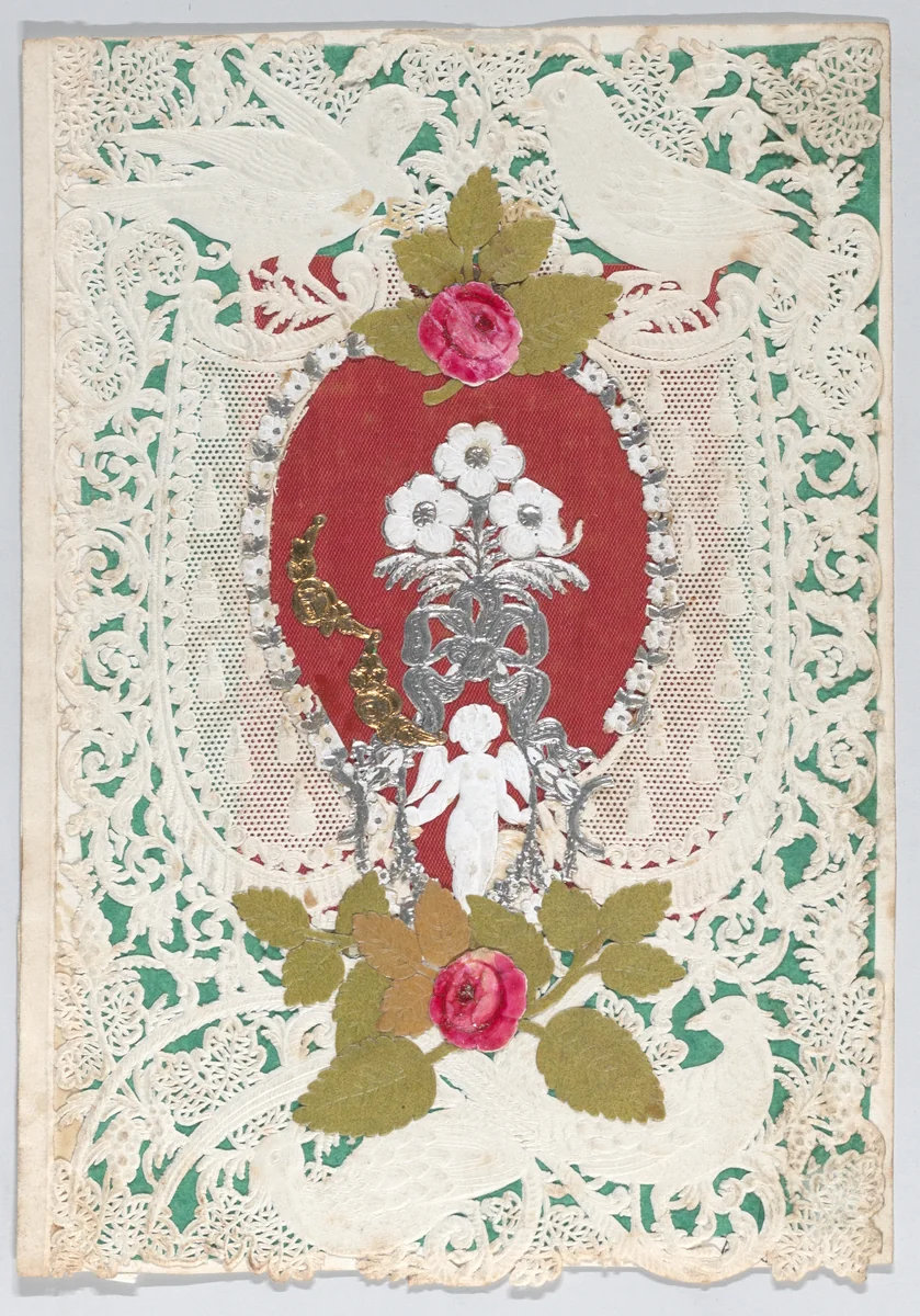 Valentine by anonymous, other, 1859-1869