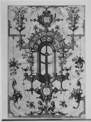 Various Plates of Grotesques from Three Series by Cornelis Floris, book, 1554-1557