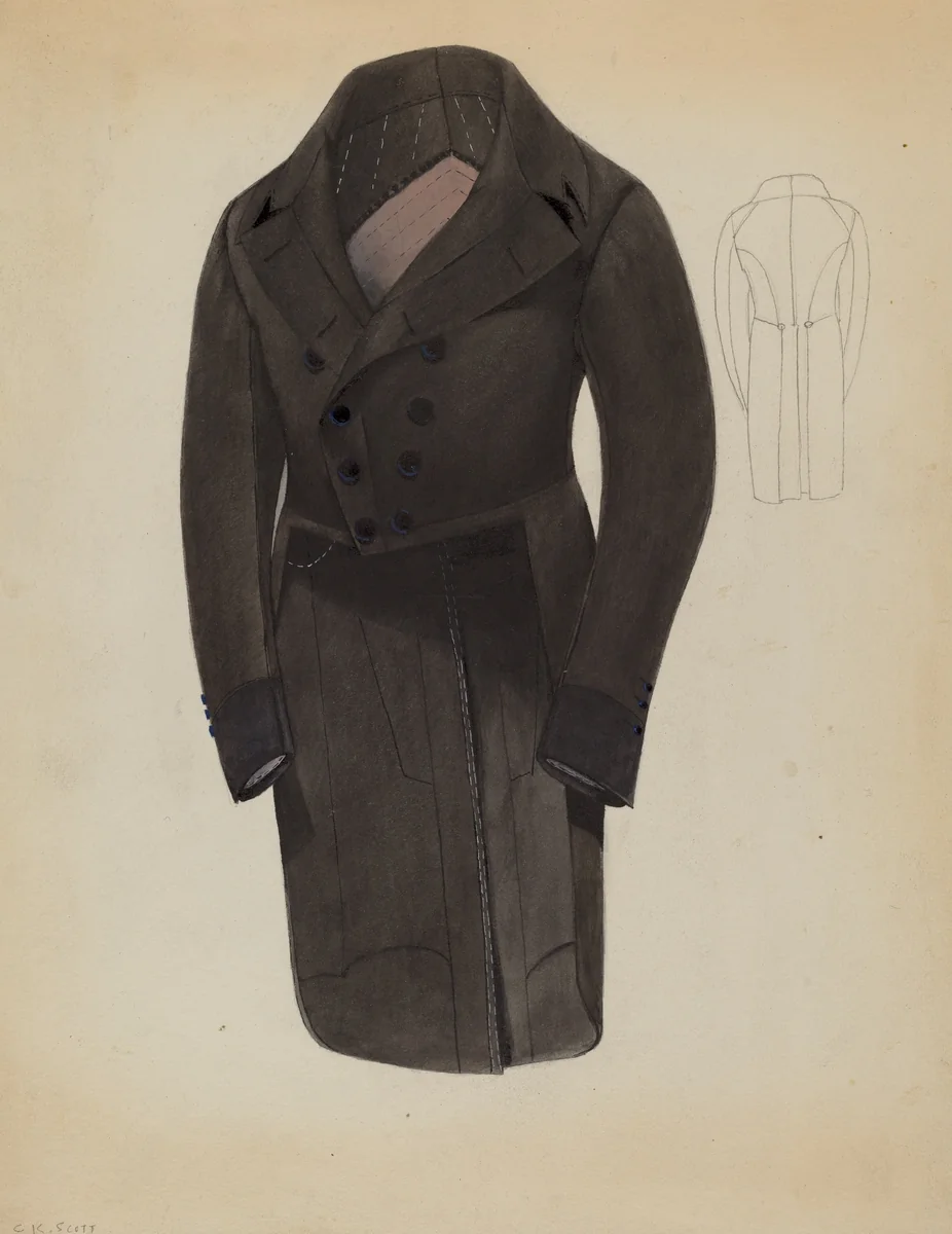 Coat by Creighton Kay-Scott, index of american design, 1937