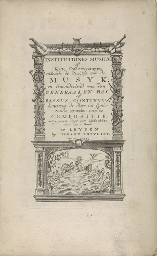 Apollo en de Muzen by anonymous, book, 1743