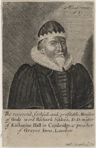 Richard Sibbes, D.D. by William Marshall, print, 1638