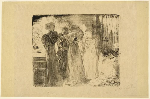 The Studio by Edouard Jean Vuillard, print, 1895