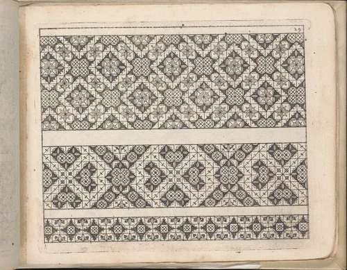 Schön Neues Modelbuch (Page 34 recto) by Johann Sibmacher, book, 1597