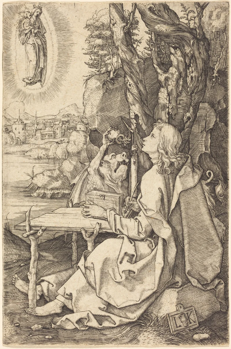Saint John by Ludwig Krug, print, 1488-1532