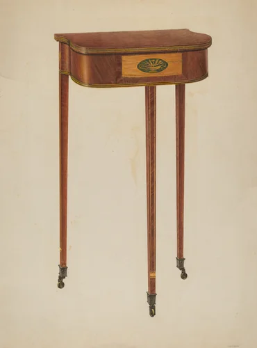 Mirror Stand by Harry Eisman, index of american design, 1940