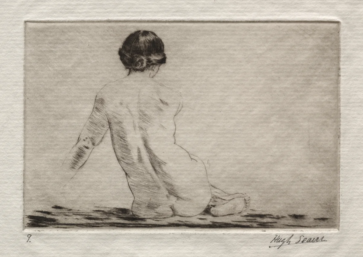 Back to the Studio by Hugh Seaver, print, 1917-1927