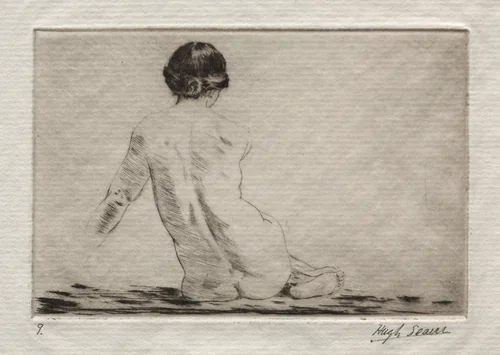 Back to the Studio by Hugh Seaver, print, 1917-1927