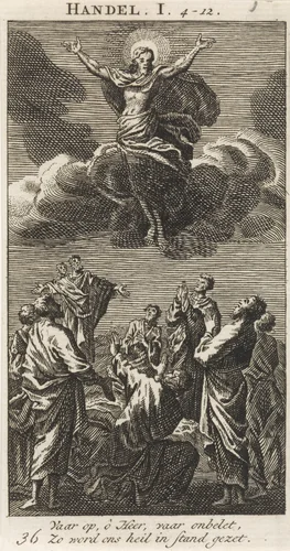 Hemelvaart van Christus by anonymous, print, 1712