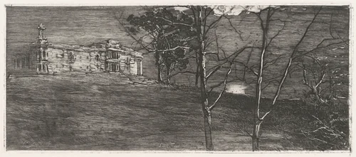 Solitudine [Solitude] by Luigi Conconi, print, 1892