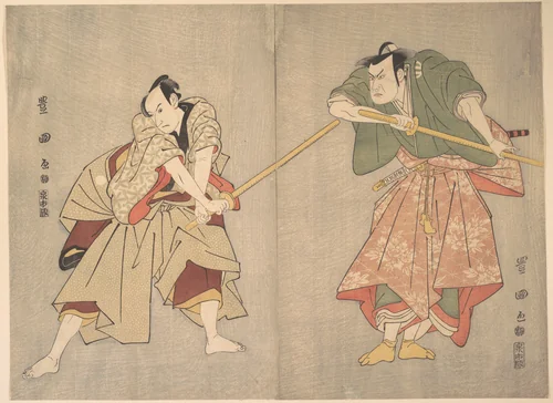 Scene from an Unidentified Drama by Utagawa Toyokuni, print, 1790-1810