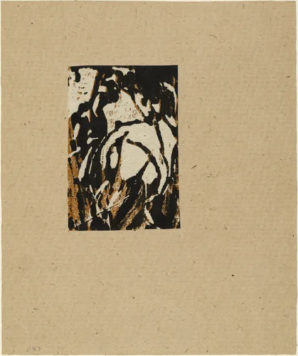 Little Couple (Kleines Paar) by Christian Rohlfs, print, 1915