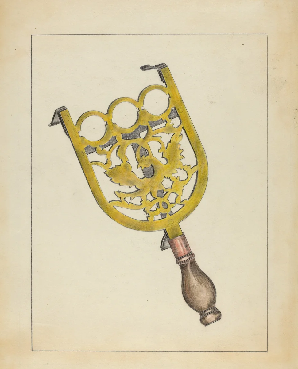 Trivet by American 20th Century, index of american design, 1935-1942