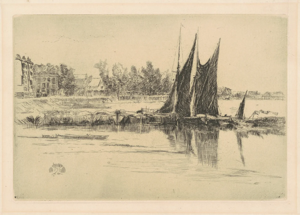 Hurlingham by James McNeill Whistler, print, 1879