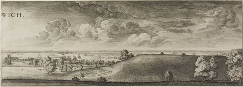 Greenwich by Wenceslaus Hollar, print, 1637