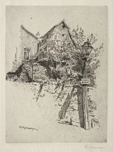 Verlorener Winkel by Friedrich Kallmorgan, print