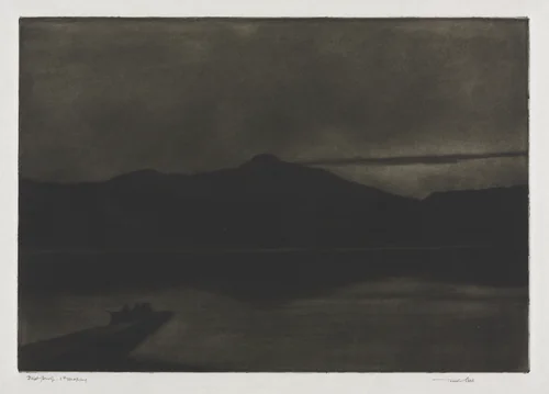 Screel Hill and Urr Water from Kypford by Frank Short, print