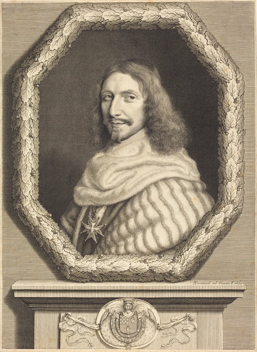 Nicholas Potier de Novion by Robert Nanteuil, print, 1657