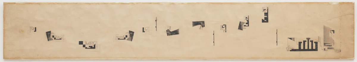 Fugue (Fuge) by Hans Richter, drawing, 1920
