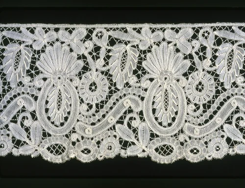 Flounce (Fragment) by Belgium, other, 1860-1889