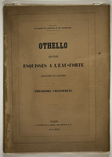 Frontispiece, from Othello by Théodore Chassériau, print, 1844