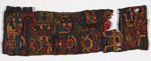 Border Fragments by Nazca, textile, -100-200