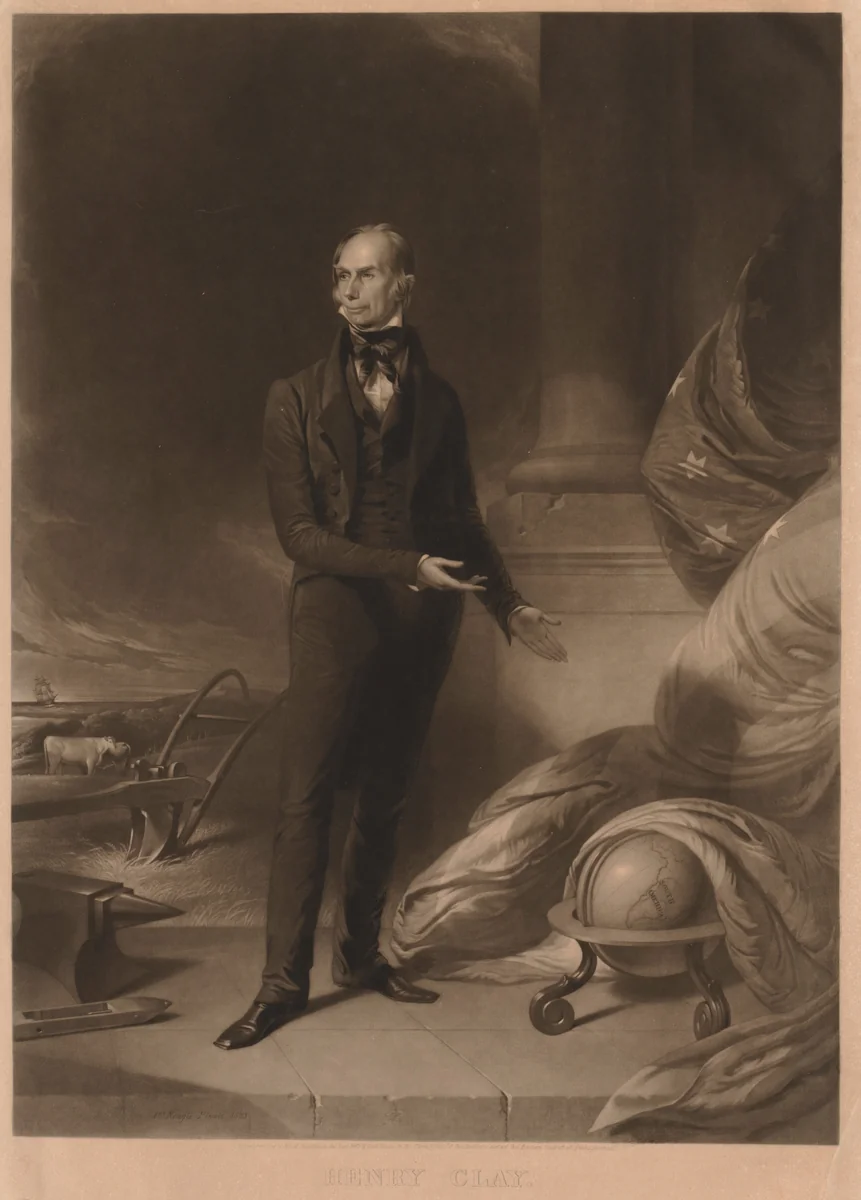 Henry Clay by William Sartain, print, 1843