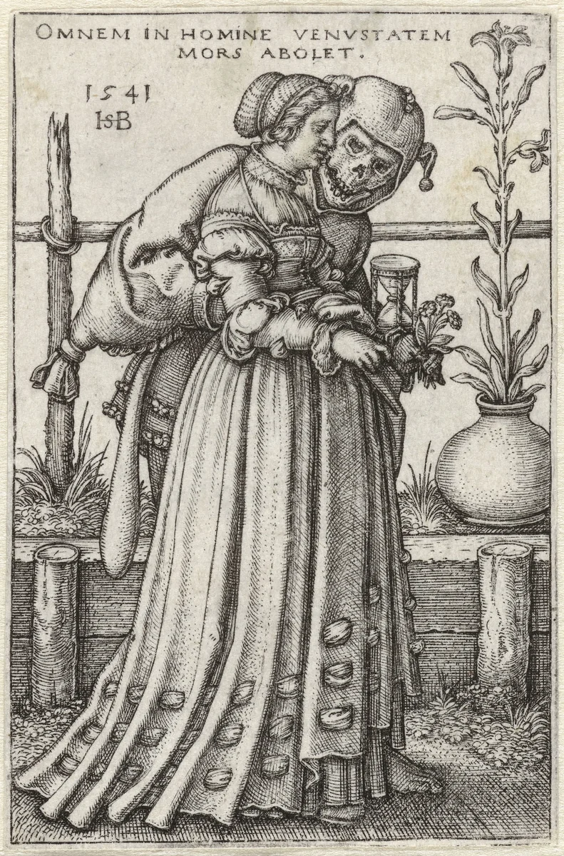 Vrouw en de Dood by Unknown, print, 1541