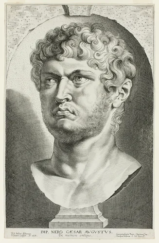Nero (54-68 A.D.) by Paulus Pontius, print, 1638
