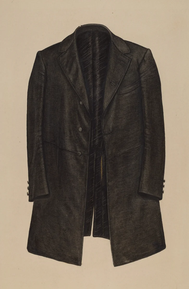 Prince Albert coat by Lelah Nelson, index of american design, 1941