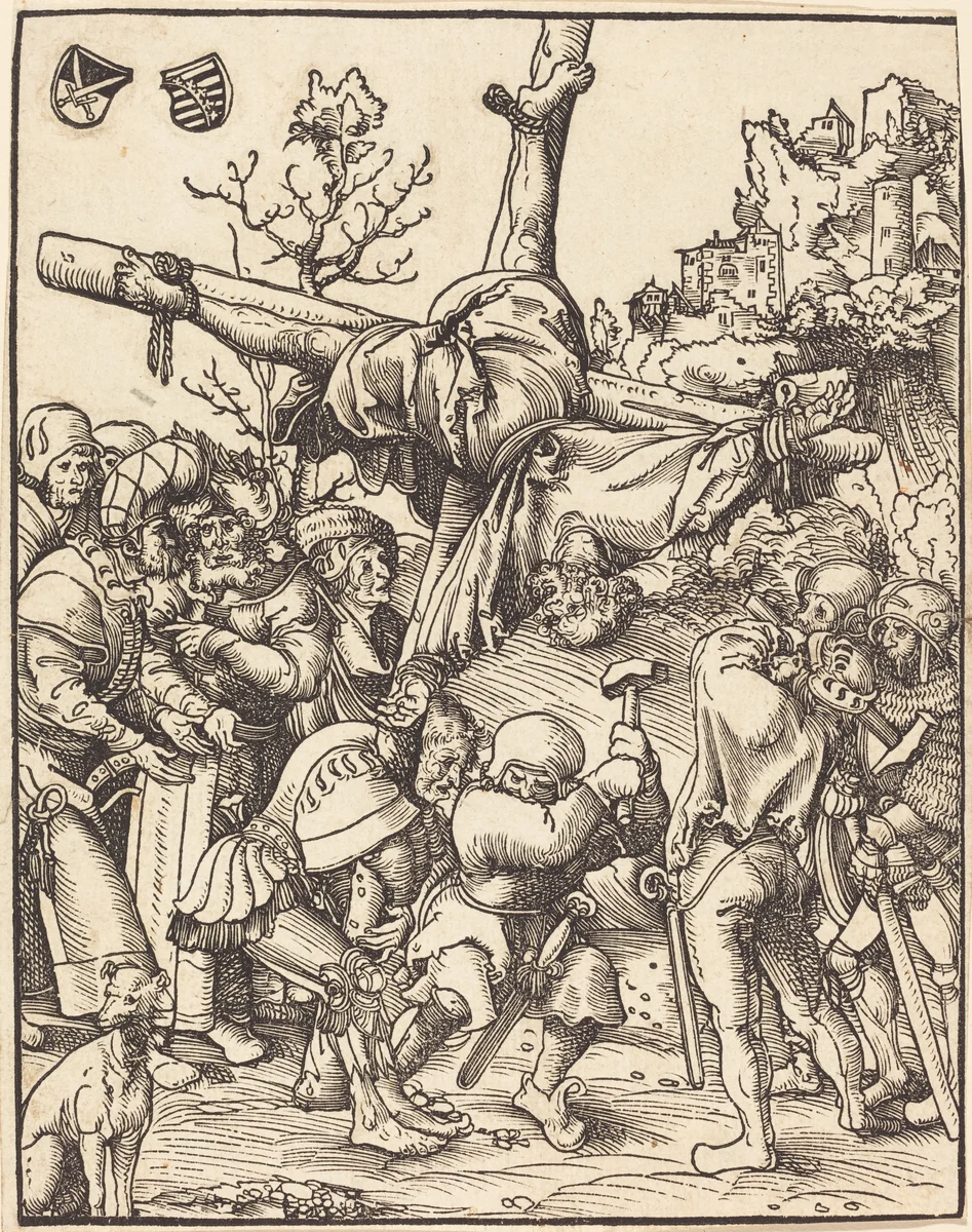 Saint Peter by Lucas Cranach, print, 1472-1553