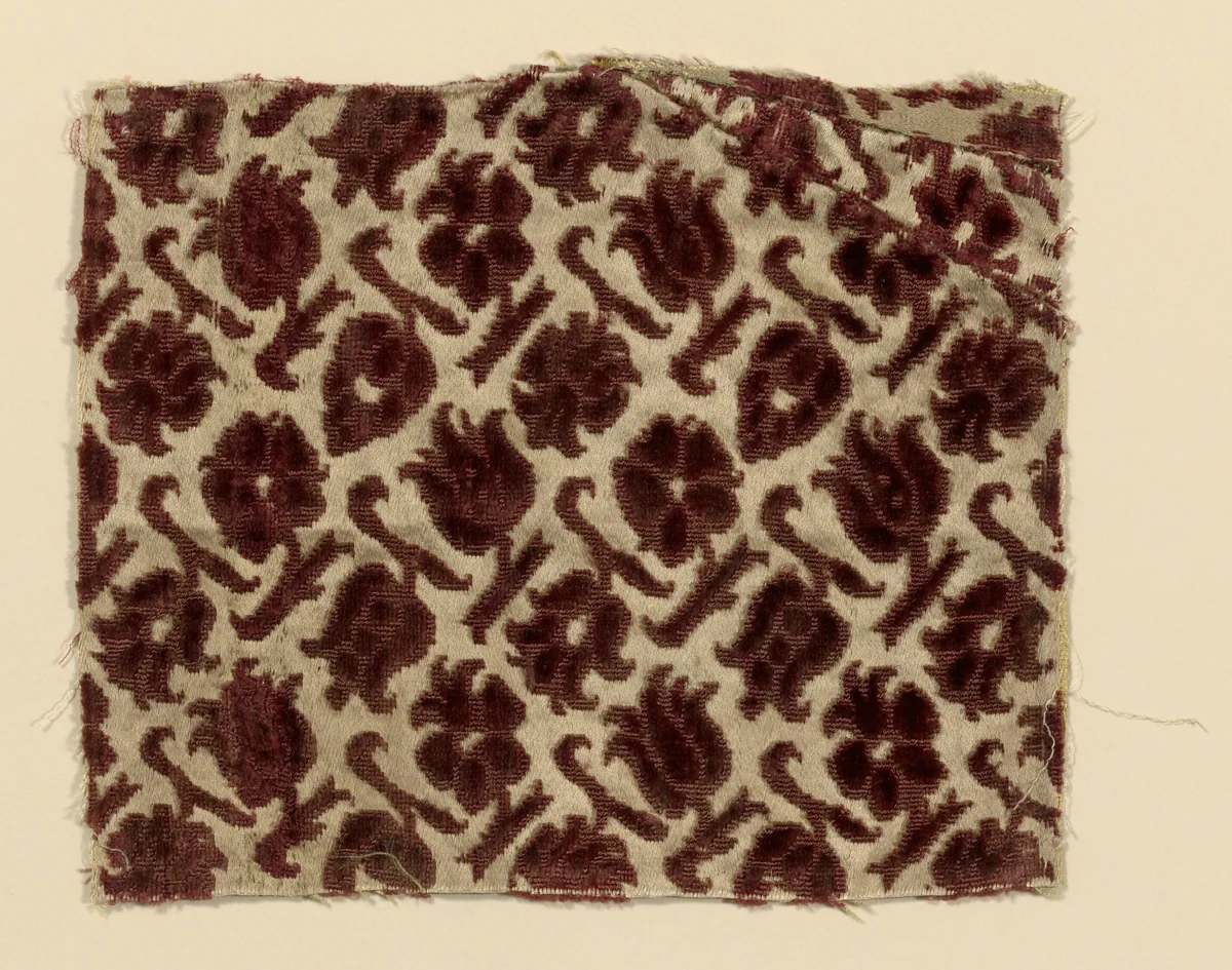 Fragment by Italy, textile, 1501-1700