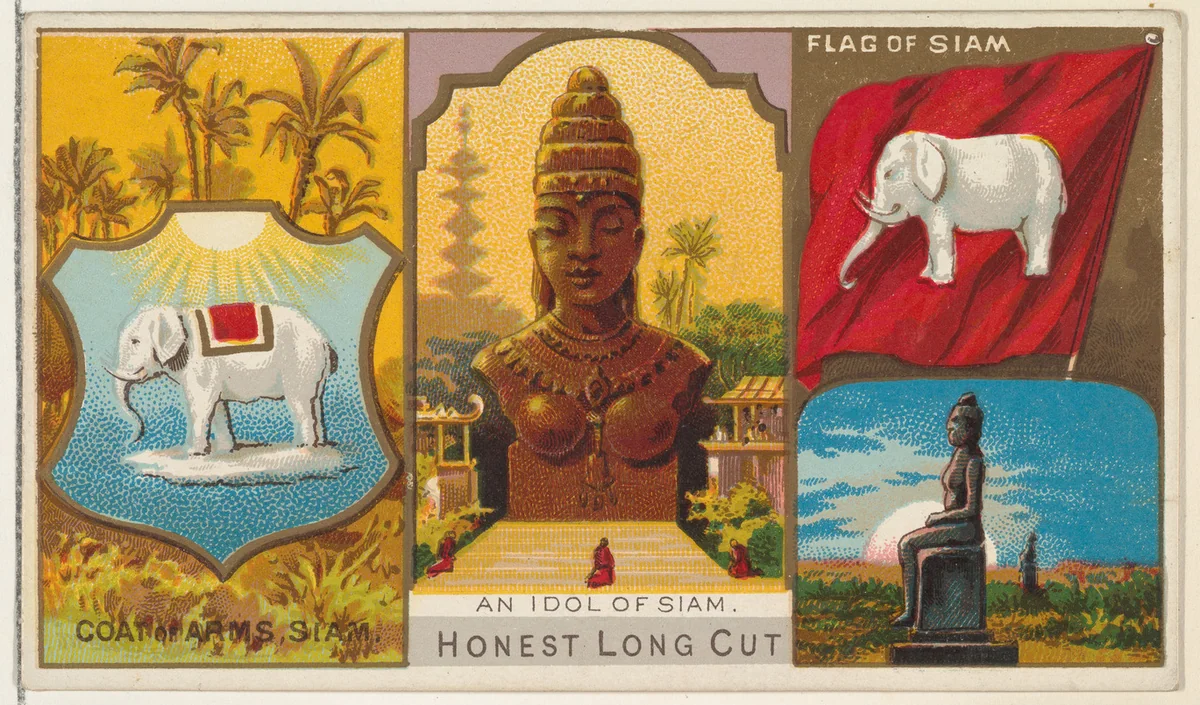 An Idol of Siam, from the Rulers, Flags, and Coats of Arms series (N126-1) issued by W. Duke, Sons & Co. by W. Duke, Sons & Co., print, 1888