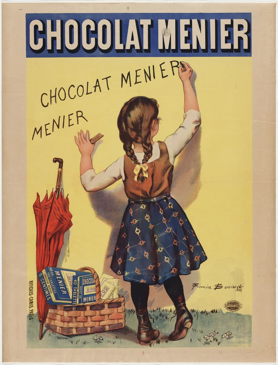 Chocolat Menier by Firmin Bouisset, design, 1893