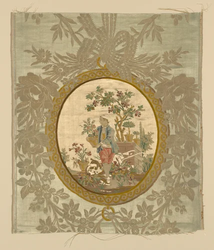 Panel by Philippe de Lasalle, textile, 1750-1775