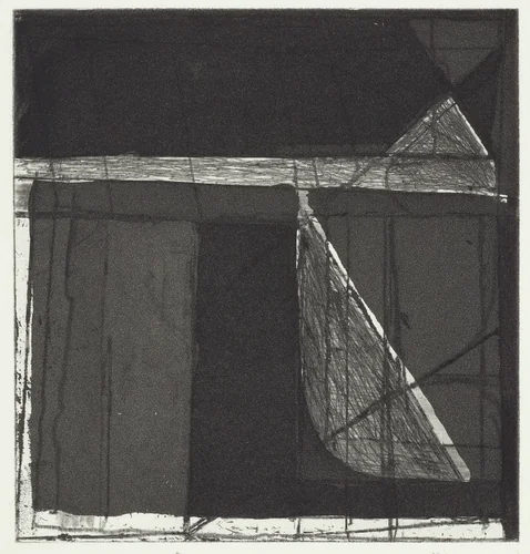 Isosceles Triangle and Right Triangle by Richard Diebenkorn, print, 1980